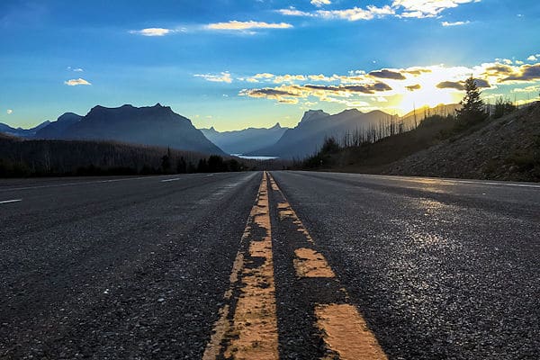 a scenic road in the state of montana