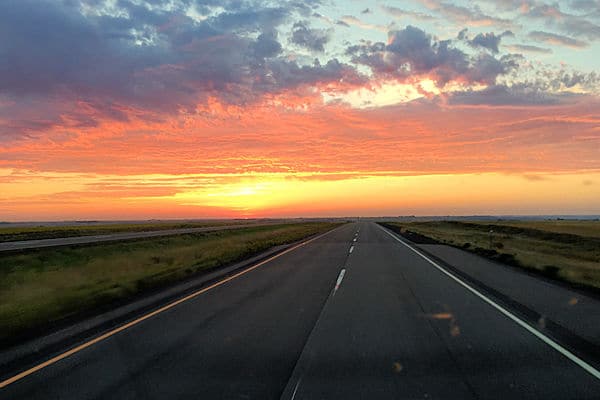 a scenic road in the state of north dakota